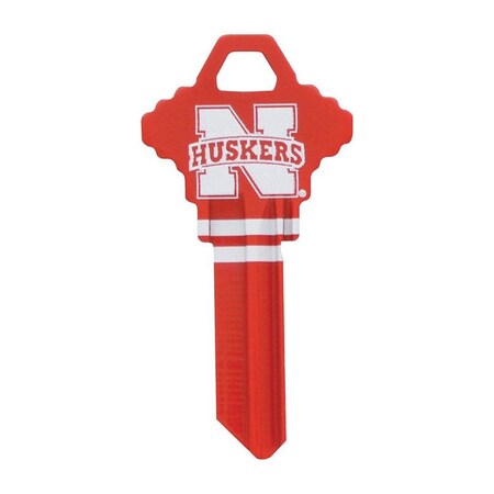 Hillman HILLMAN NCAA Nebraska Huskers House/Office Key Blank 68 SC1 Single For Schlage Locks, PK6 89991